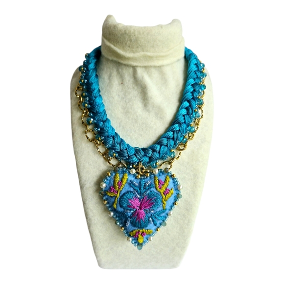 Heart Necklace Handmade - Picture 1 of 7